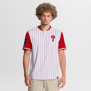 Mens Fanatics Philadelphia Phillies Side Swipe Pinstripe Tee