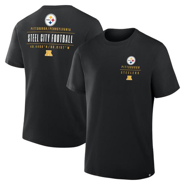 Mens NFL Fanatics Pittsburgh Steelers Passing Pocket Legacy Tee alternate view