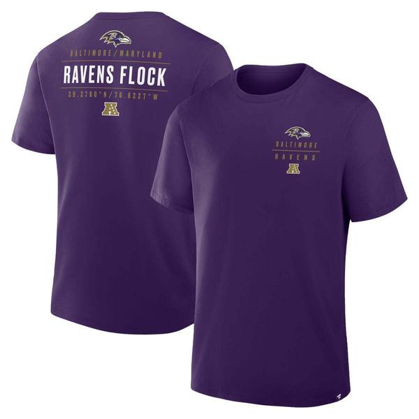 Mens NFL Fanatics Baltimore Ravens Passing Pocket Tee