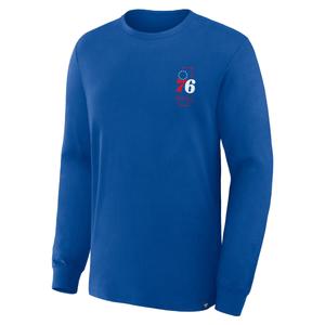 Mens Fanatics NBA Perimeter Philly Basketball Long Sleeve Tee alternate view