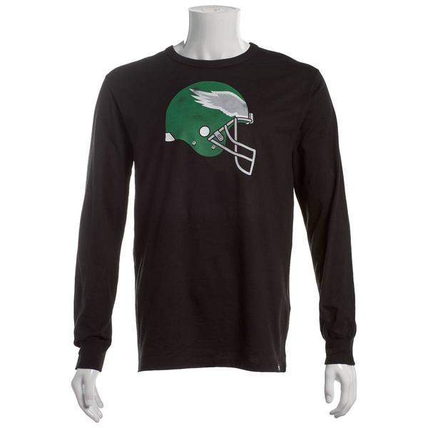 Mens Fanatics NFL Philadelphia Eagles Helmet Long Sleeve Tee