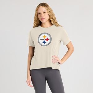 Womens Fanatics Pittsburgh Steelers Essential Tee - Sand