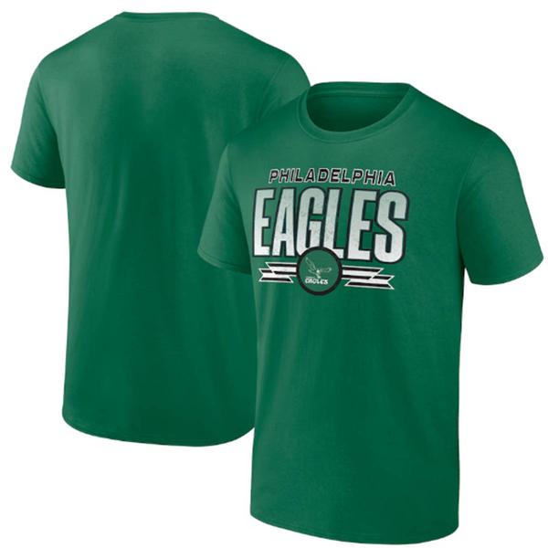 Mens Tailgate Philadelphia Football Ombre Logo Short Sleeve Tee