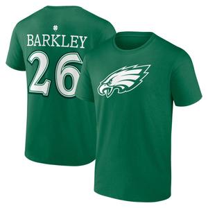 Mens Fanatics Eagles Saquon Barkley Number 26 Tee