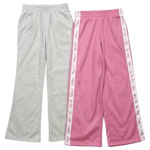 Girls (7-16) Aeropostale 2pk. Wide/Flare Fleece Lined Pants -Pink