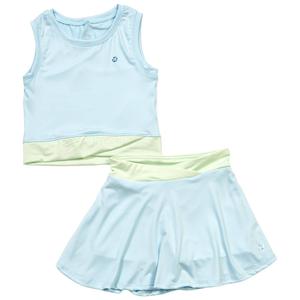 Girls (4-6x) RBX 2pc. Crossover Tank & Skort Set - Ice Water alternate view