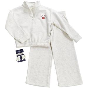 Girls (4-6x) Aeropostale Fleece Lined 1/4 Zip & Wide Leg Pants