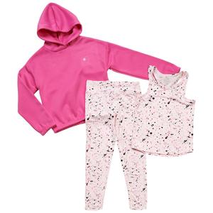 Girls (7-16) RBX 3pc. Hoodie Splatter Tank & Legging Set