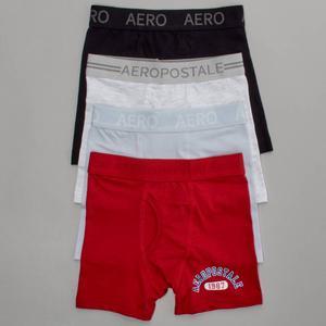Toddler Boy Aeropostale 4pk. Aero Boxer Briefs - Red/Light Grey