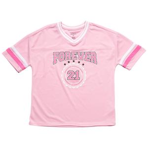 Girls (7-12) Forever 21 Short Sleeve Oversized Mesh Jersey