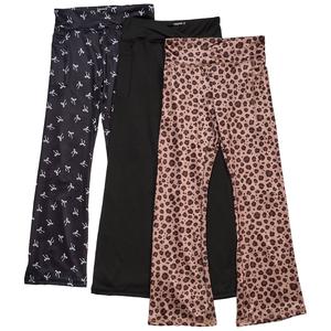 Girls (7-16) Forever 21 3pk. Leopard/Solid/Bow Flare Leggings