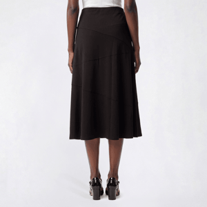 Womens Adrianna Papell Solid Pull On Midi Skirt alternate view