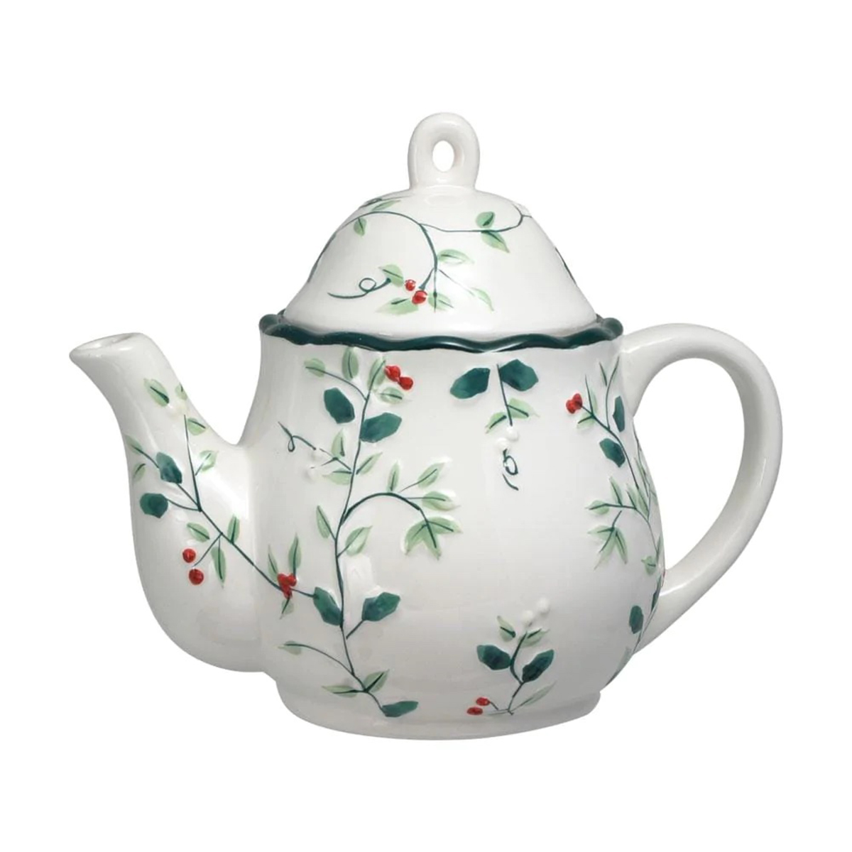 Pfaltzgraff(R) Winterberry Sculptured Tea Pot