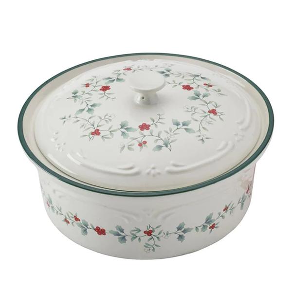 Pfaltzgraff(R) Winterberry Holiday 1.5qt. Covered Baker alternate view