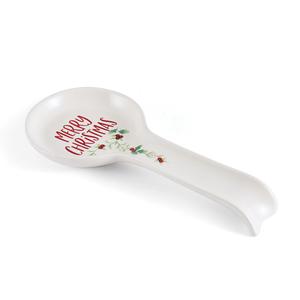 Pfaltzgraff(R) Winterberry Merry Xmas Spoon Rest alternate view