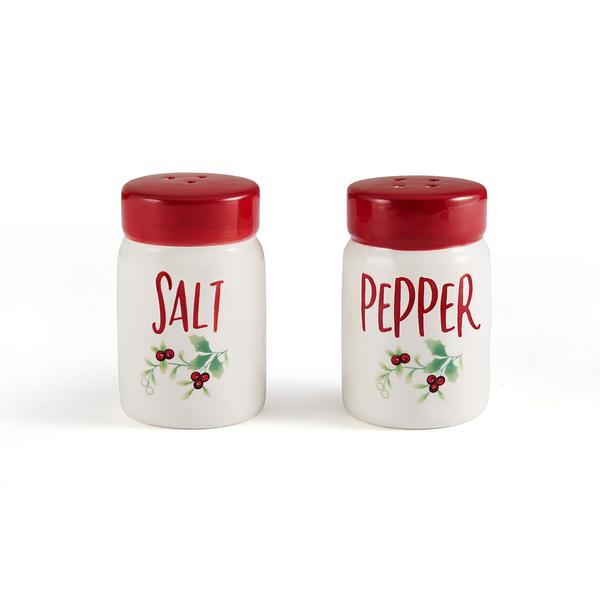 Pfaltzgraff(R) Winterberry Red Salt & Pepper Set