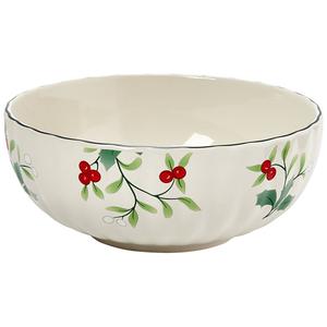 Pfaltzgraff Winterberry 9in. Scalloped Serve Bowl
