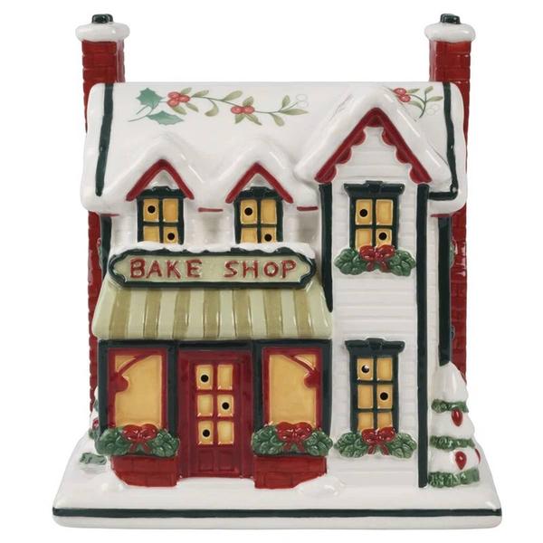 Pfaltzgraff(R) Winterberry Village Bakery with LED Light alternate view