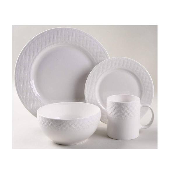 Pfaltzgraff(R) Basket Weave 16pc. Dinnerware Set