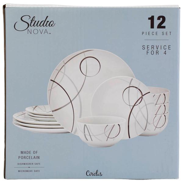 Studio Nova Circles 12pc. Dinnerware Set alternate view