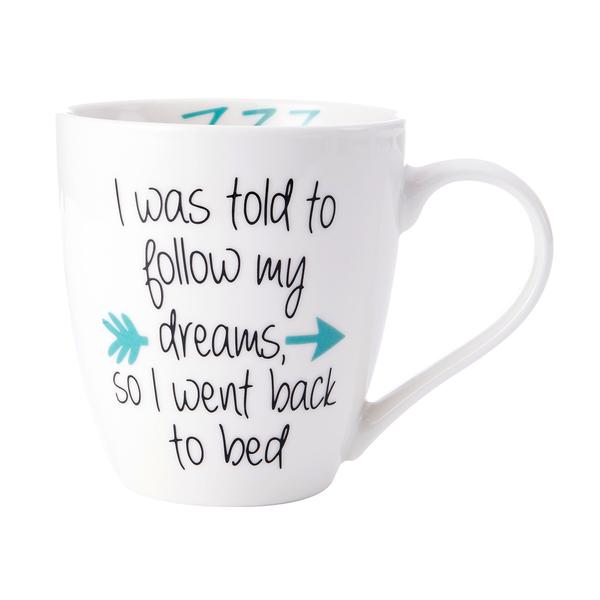 Pfaltzgraff(R) 18oz. Follow My Dreams Bed Mug