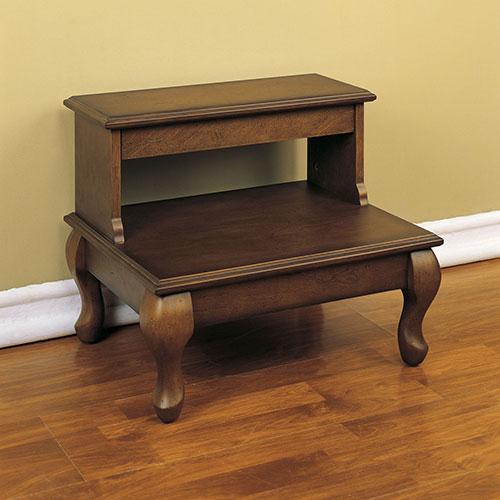 Linon Home Decor Attic Cherry Bed Steps alternate view