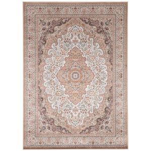 Linon Emerald Collection Ivory Detailed Rectangle Rug