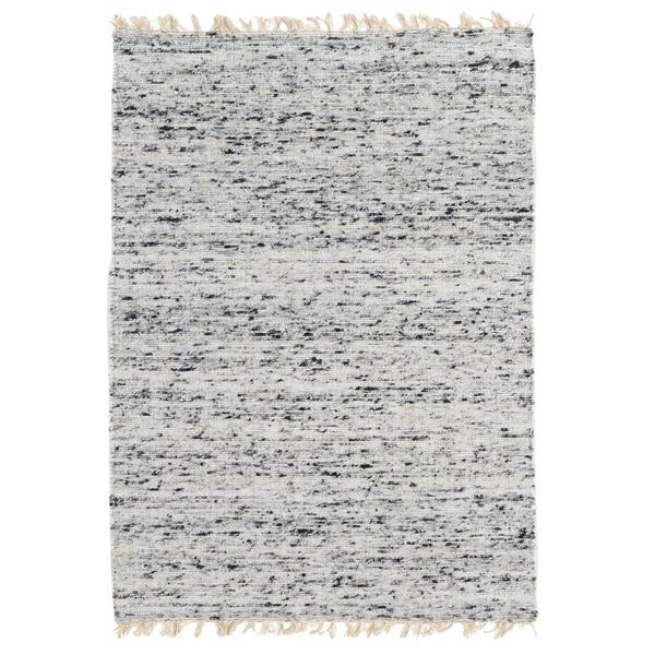 Linon Home Decor Verginia Berber Black Spotted Area Rug - 3x5