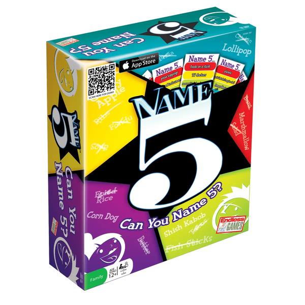 Endless Games Name 5 Board Game