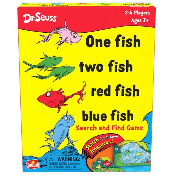 Dr. Seuss(tm) 1 Fish 2 Fish Red Fish Blue Fish Search & Find Game