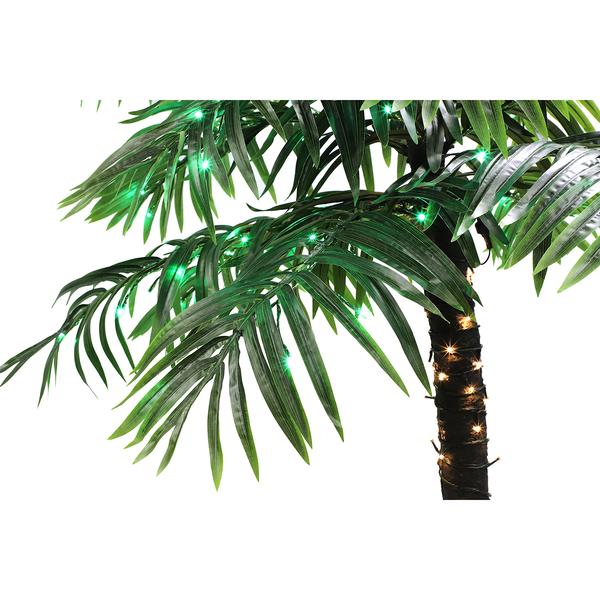 Puleo International 8ft. Pre-Lit LED Palm Tree alternate view