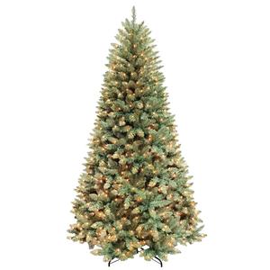 Puleo International 7ft. Sheffield Clear Lights Christmas Tree