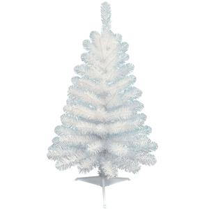 Puleo International 3ft. White Tinsel Christmas Tree