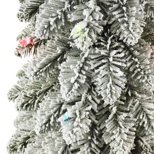 Puleo International 4ft. Incandescent Flocked Alpine Pencil Tree alternate view