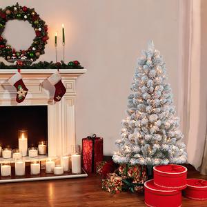 Puleo International Pre-Lit 4.5ft. Virginia Pine Christmas Tree alternate view