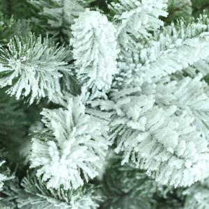 Puleo International 9ft. Non-Lit Flocked Virginia Pine Tree alternate view
