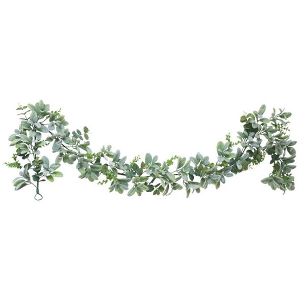 Puleo International 6ft. Lamb's Ear Garland