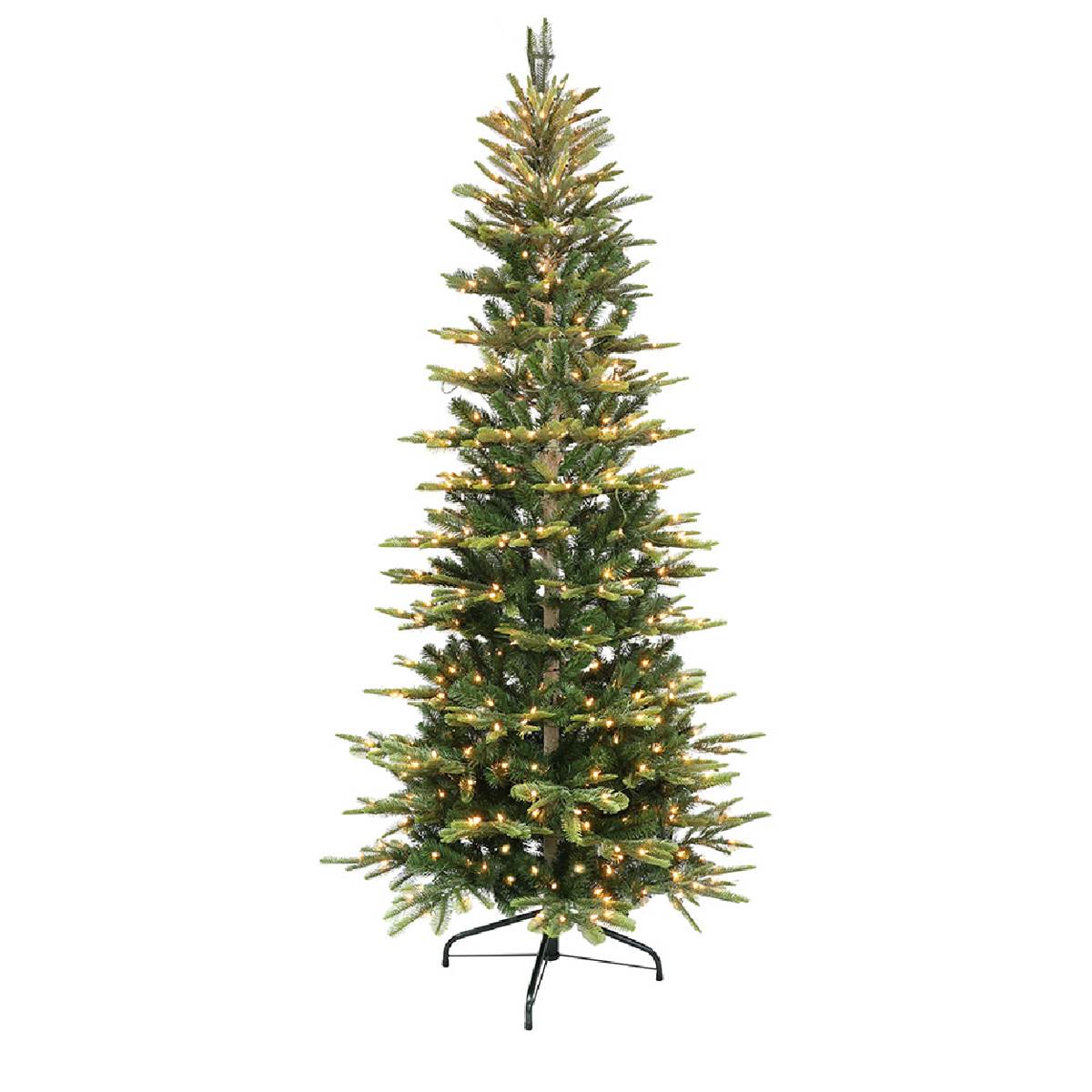 Puleo International 7.5ft. Pre-Lit Slim Artic Fir Christmas Tree