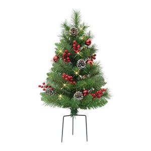 Puleo International 30in. Pre-Lit Ornament Urn Filler - Set of 2