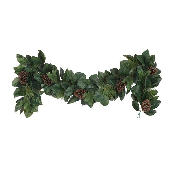 Puleo International 6ft. Garland w/Magnolia Leaves