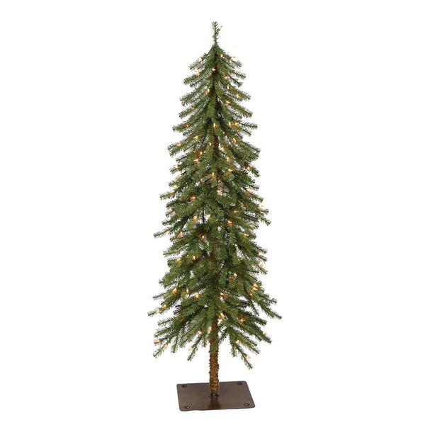 Puleo International Pre-Lit 5ft. Alpine Christmas Tree