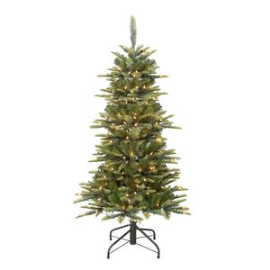 Puleo International Pre-Lit 4.5ft. Aspen Fir Christmas Tree
