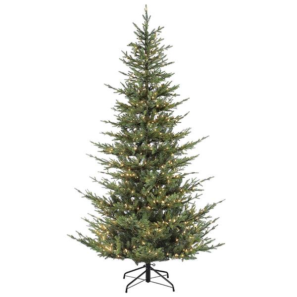 Puleo International 4.5ft. Pre-Lit Edmonton Fir Christmas Tree