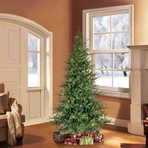 Puleo International 6.5ft. Pre-Lit Alberta Spruce Christmas Tree alternate view