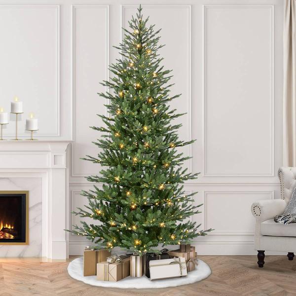Puleo International 7.5ft. Pre-Lit Alberta Spruce Christmas Tree alternate view