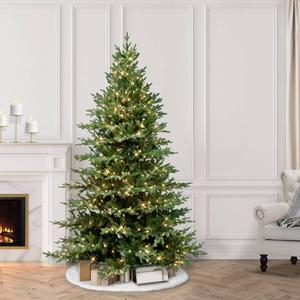 Puleo International 6.5ft. Pre-Lit Balsam Fir Christmas Tree alternate view