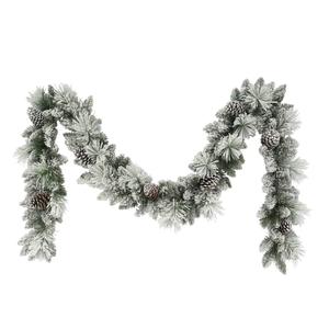 Puleo International 9ft. Life-Like Berkshire Spruce Garland