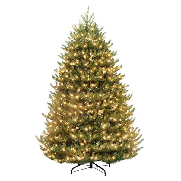 Puleo International 7.5ft. LED Canadian Balsam Fir Christmas Tree