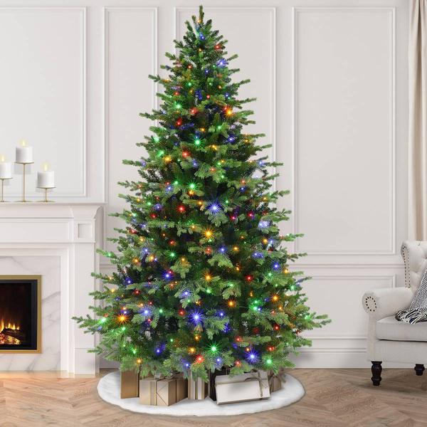Puleo International 7.5ft. Pre-Lit Chatham Fir Christmas Tree alternate view