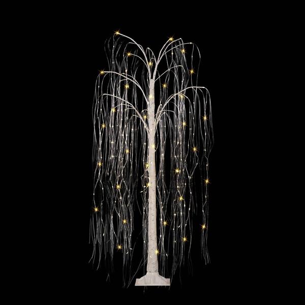 Puleo International 5ft. Outdoor Willow Tree with 240 LED Lights alternate view